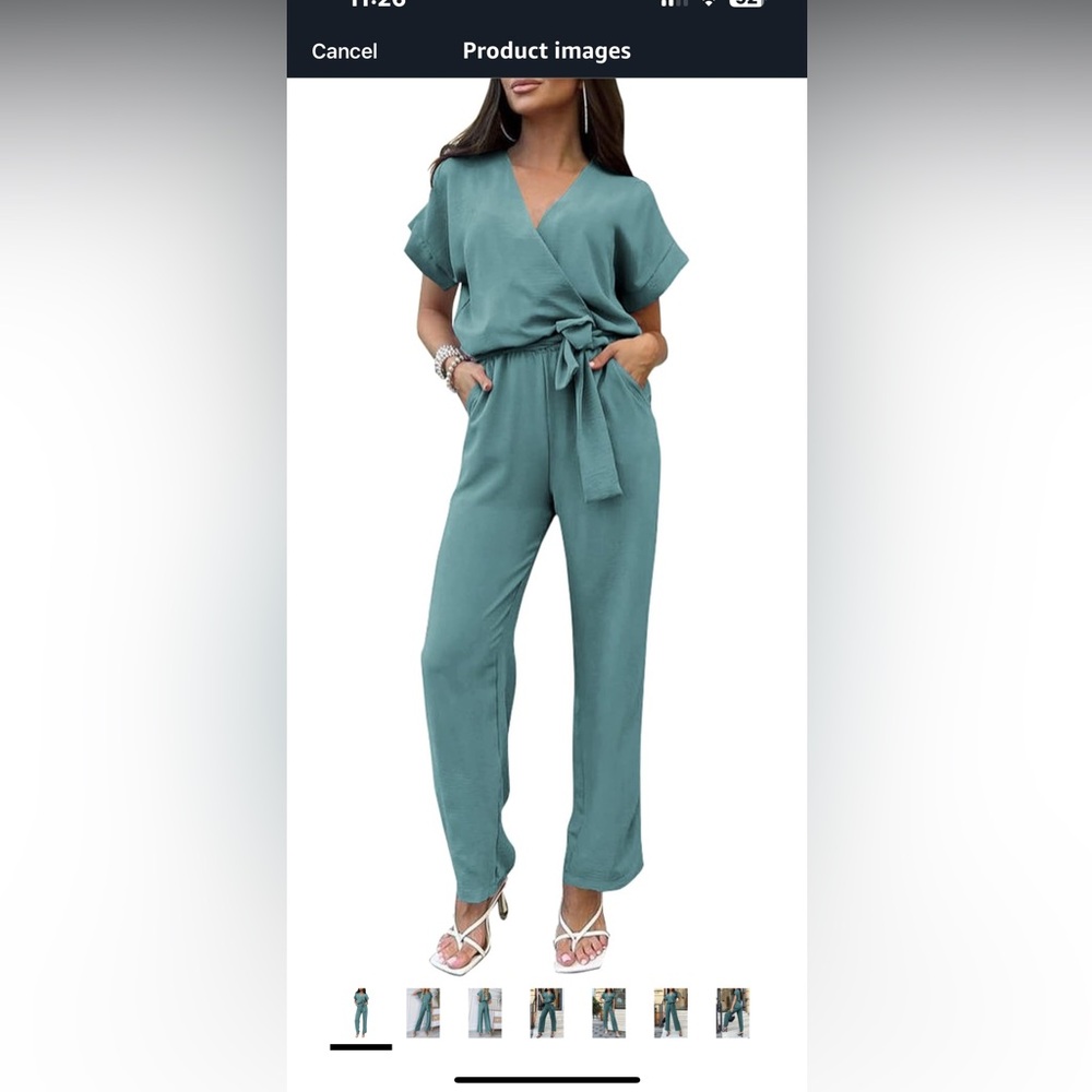 Size Large Straight Leg Jumpsuit